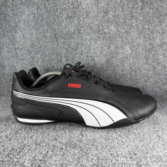 Puma Other - Puma Redon Bungee Mens 12 Shoes Black White Slip On Running Athletic Sneakers